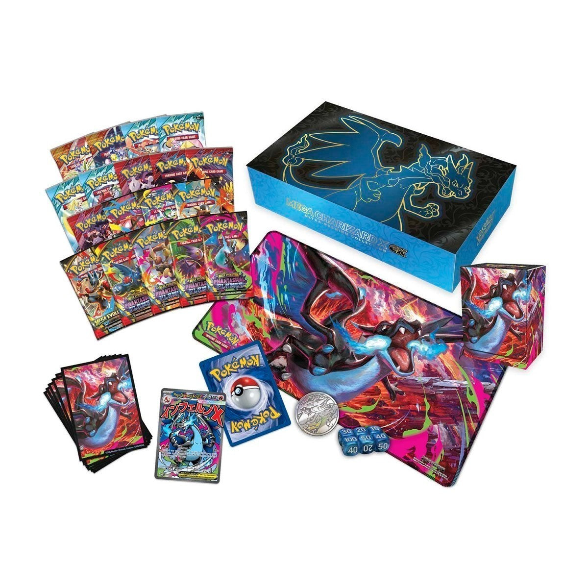 Pokemon Mega Charizard X Ex Ultra-premium Collection 