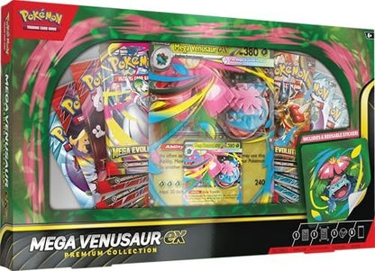Pokémon Tcg: Mega Venusaur Ex Premium Collection Box