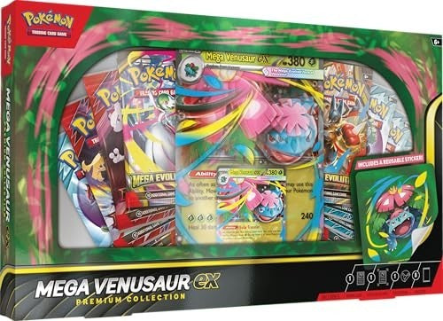 Pokémon Tcg: Mega Venusaur Ex Premium Collection Box