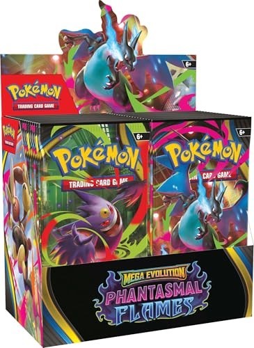 Pokemon Tcg: Mega Evolutions Phantasmal Flames Booster Box -unopened