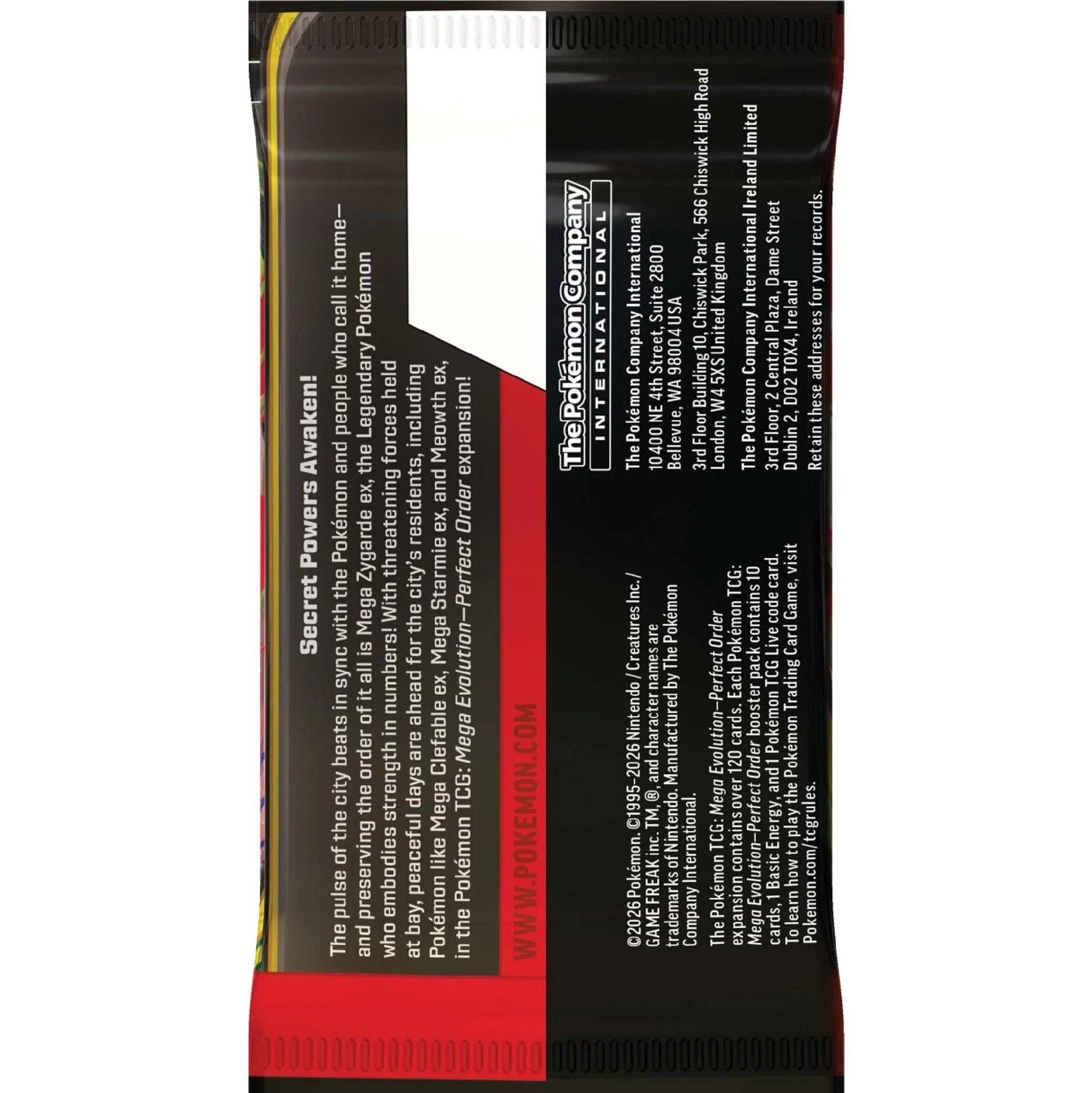 Pokemon - Tcg - Mega Evolutions 3 Perfect Order Booster