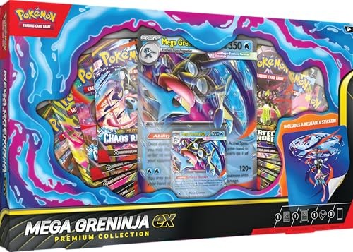 Pokémon Tcg: Mega Greninja Ex Premium Collection