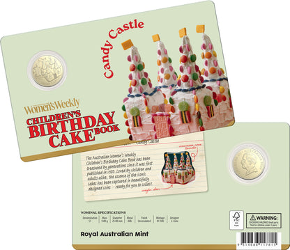 Aww Birthday Cake 2025 $1 Carded Coins Collection - Set includes 1 Free $2 Coloured Coin