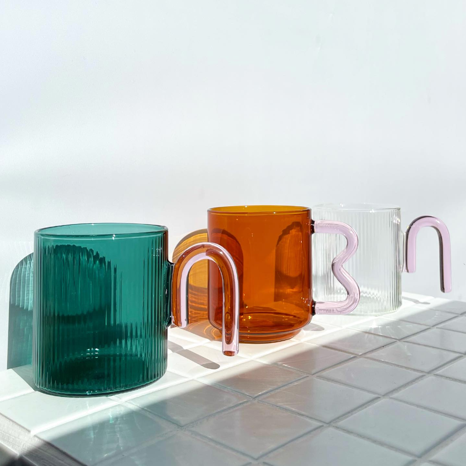 Archer Mug Clear/blush