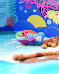 Felt Parrot Fish Toy (coral Reef Fish)