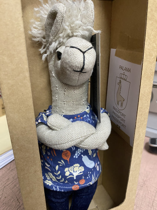 Lama Palama Medium 30cm Lama - Blue-vegies Top