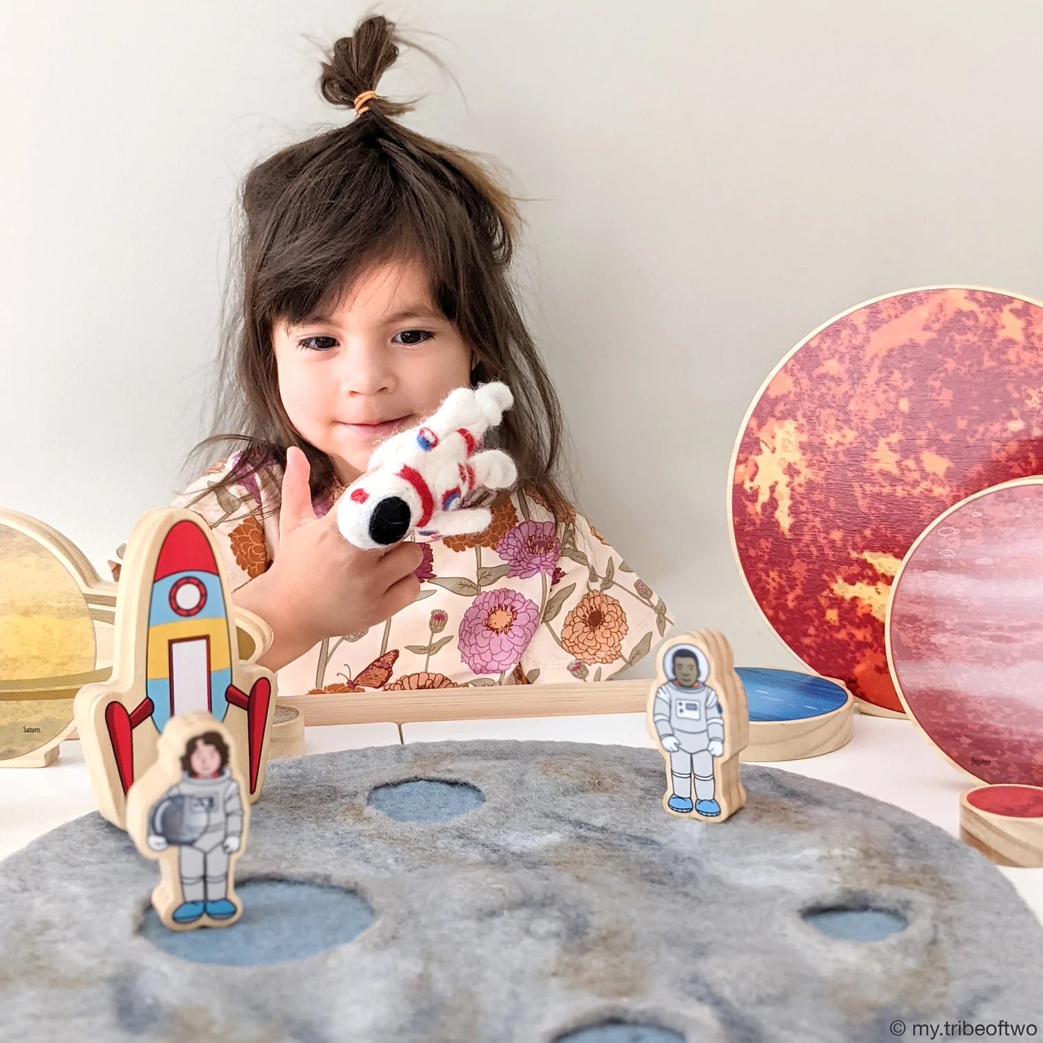Moon Crater With Astrnaut Space Playscape