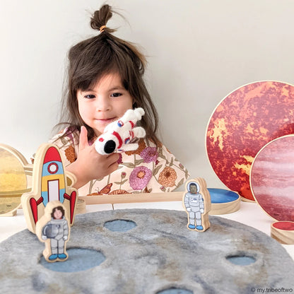 Moon Crater With Astrnaut Space Playscape