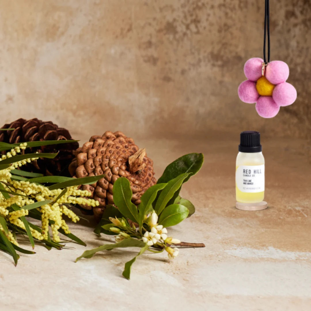 Sandlewood Vanilla Felt Air Freshner