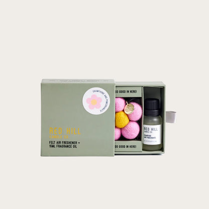 Champagne & Pomegranate Felt Air Freshner