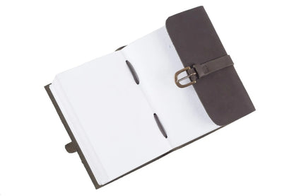 Leather Journal -buckle Moss A5 Unlined