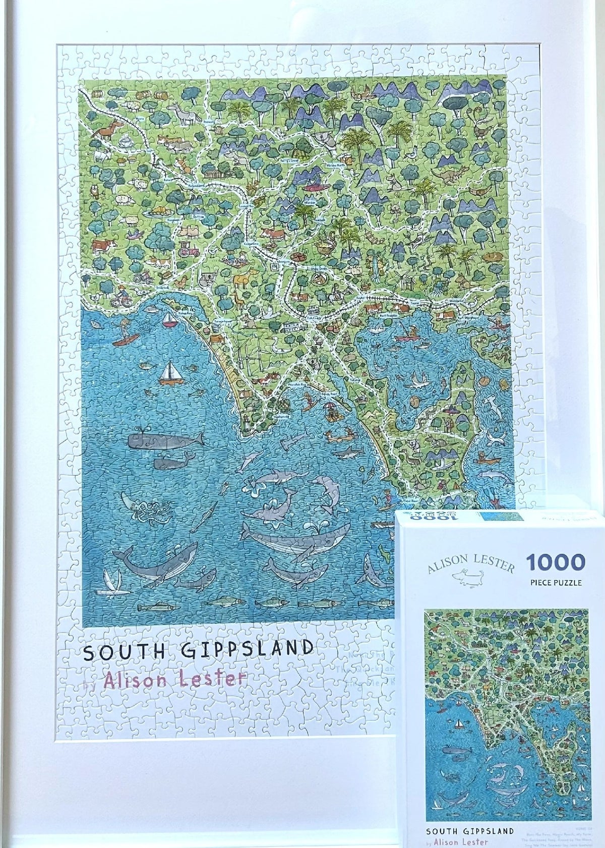 Puzzle 1000 Pc South Gippsland By Alison Lester