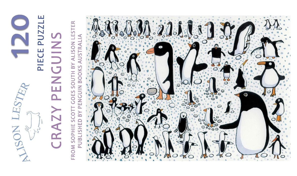 Puzzle 120 Pc Crazy Penguins - Alison Lester