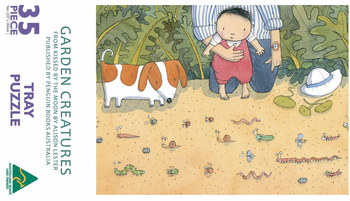 Tray Puzzle 35 Pc Garden Creatures - Alison Lester