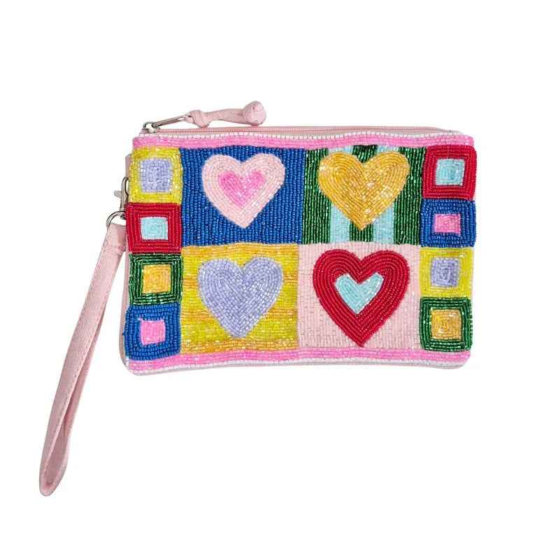 Hearts Beaded Bag Ngv282
