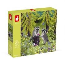  500-piece Puzzle - Raccoons - - Ages 8+ 