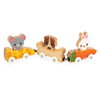 Janod - Magnetic Pet Cars