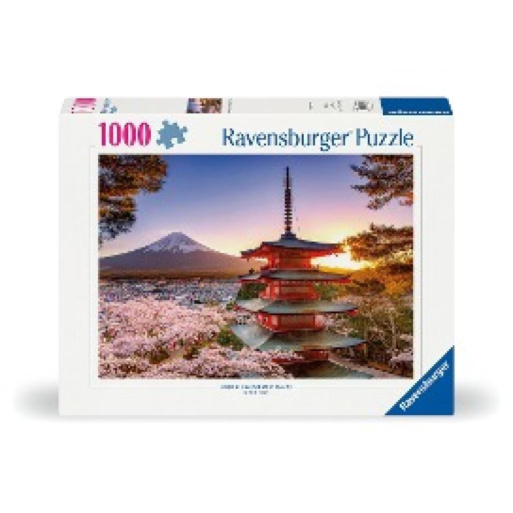 Rvensburger Puzzle Mount Fuji Cherry Blossom View