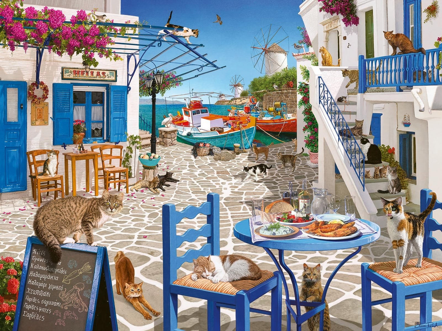 Puzzle 1500pc Cats Of Mykonos 