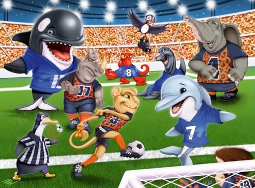 Puzzle 150pc Soccer Field Flair Kids