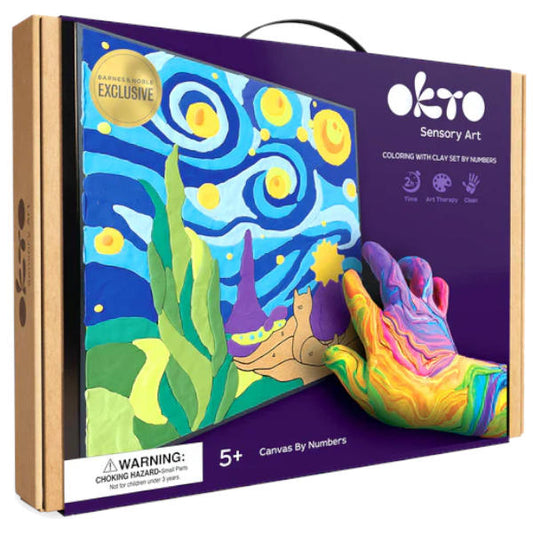 Okto Sensory Clay Art - Little Prince Night Paint By Numbers