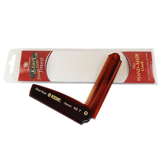Kent Brushes - Handmade 190mm Folding Comb Fine Hair 