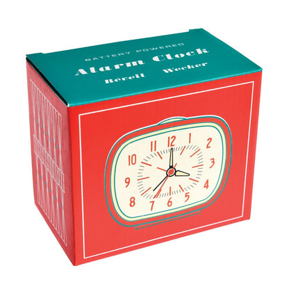Red Retro Alarm Clock