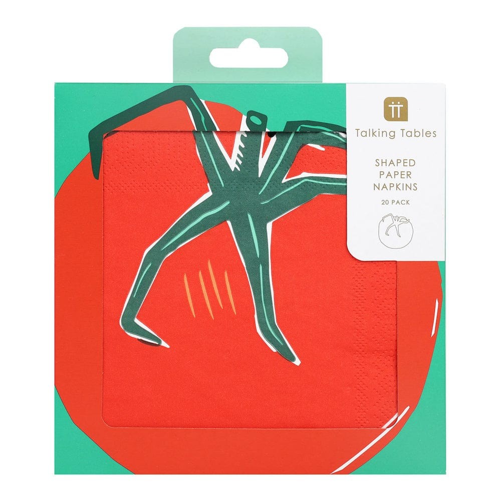 Tomato Shaped Paper Napkins - 20 Pack