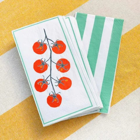 Paper Napkins Long Lunch Pack Of 16 - Recycled Paper