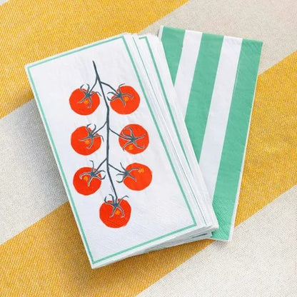 Paper Napkins Long Lunch Pack Of 16 - Recycled Paper