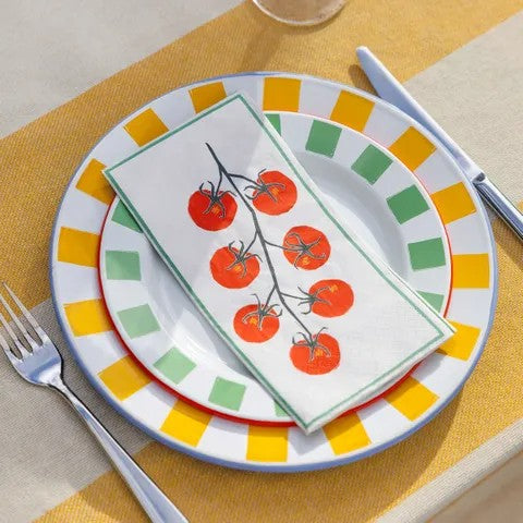 Paper Napkins Long Lunch Pack Of 16 - Recycled Paper