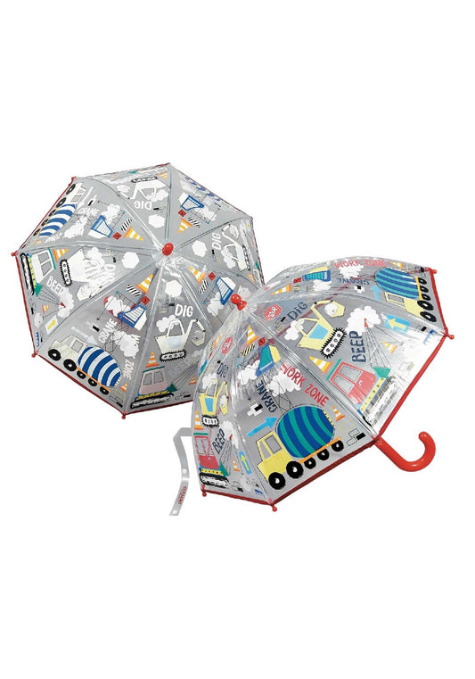 Construction Transparent Color Changing Umbrella 
