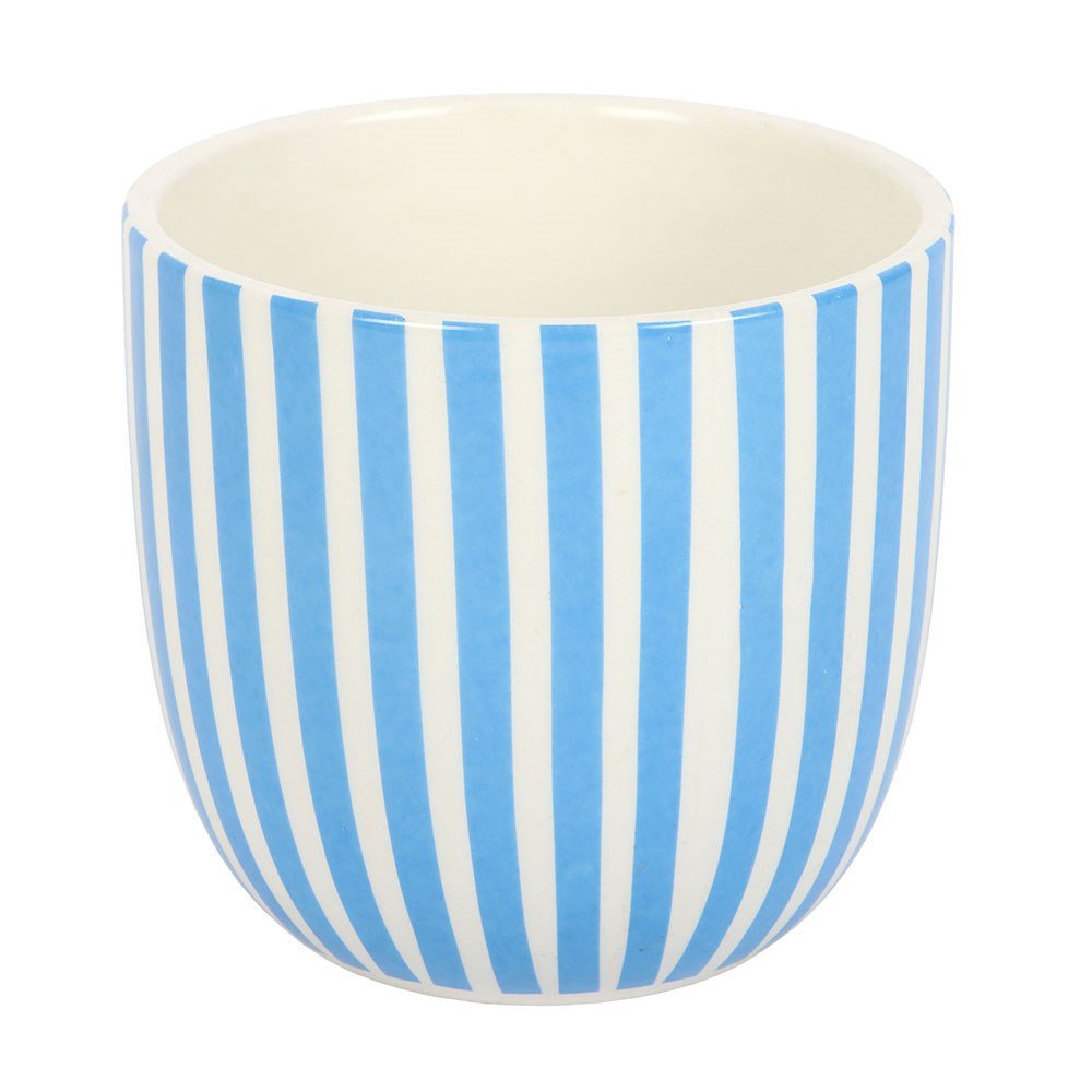 Blue Striped La Doice Vita Ceramic Plant Pot