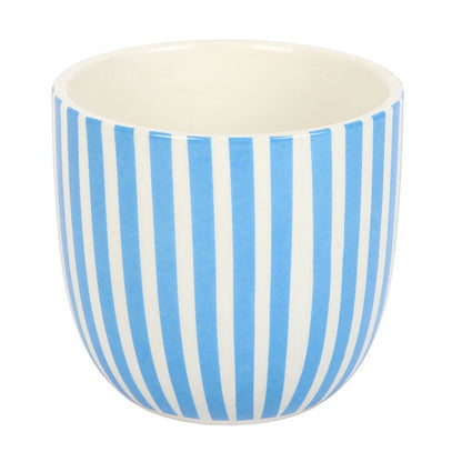 Blue Striped La Doice Vita Ceramic Plant Pot