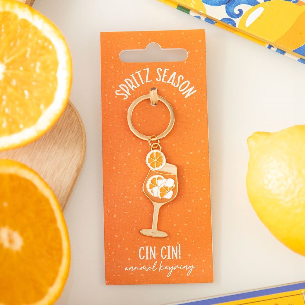 Spritz Season Alloy And Enamel Keyring