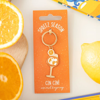 Spritz Season Alloy And Enamel Keyring
