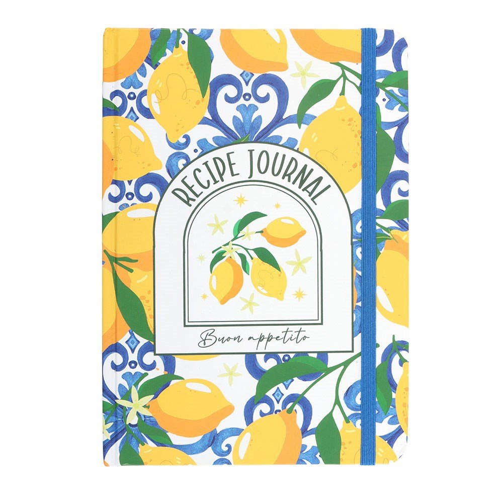 Recipe Journal A5 Italian Lemon Print