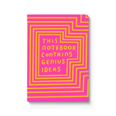 Notebook This Contains Genius Ideas A5