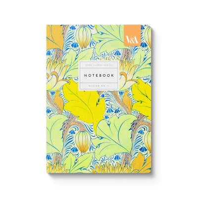 Notebook Arts And Crafts Neon Floral A5