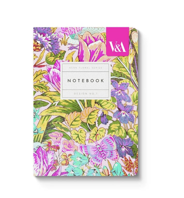 Notebook Mawson Tulip Neon Floral A6