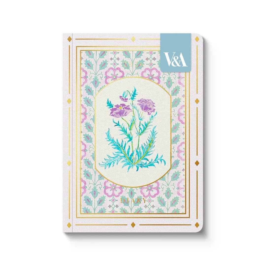 Diary Purple Cottagecore 2026 A6