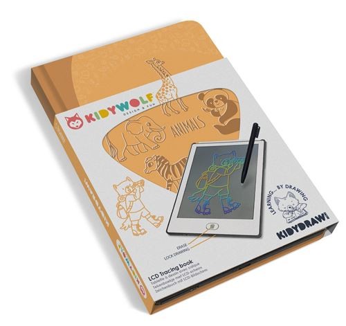 Kidywolf Kidydraw Mini Lcd Drawing Tablet - Animals