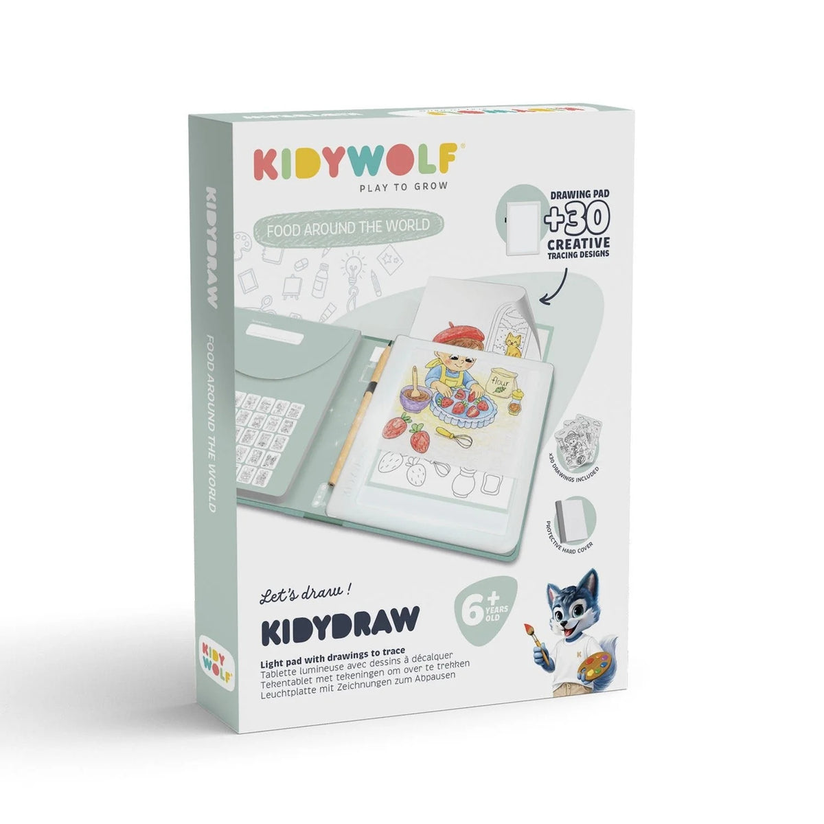 Kidywolf Drawpad - Food Around The World