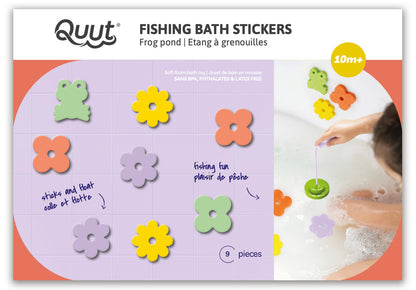 Frog Pond Fishing Bath Stickers