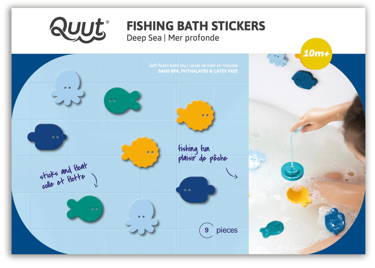 Deep Sea Fishing Bath Stickers