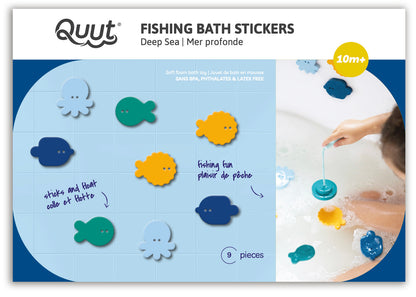Deep Sea Fishing Bath Stickers