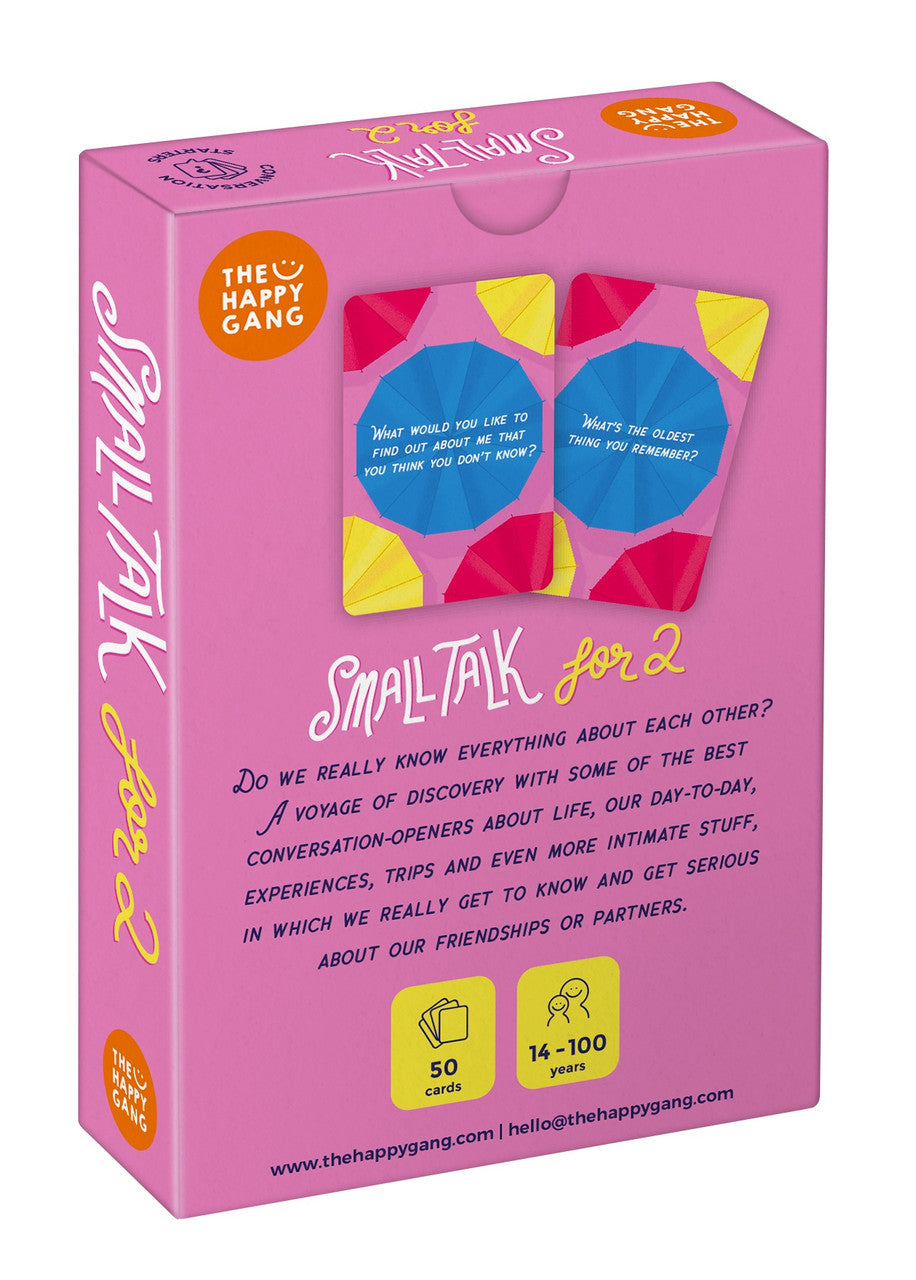 Conversation Starters - Small Talk For 2