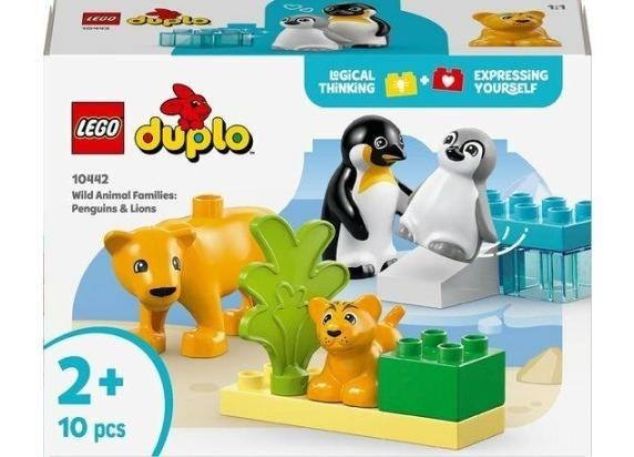 Lego 10442 Wild Animal Families: Penguins & Lions Duplo Age 2+