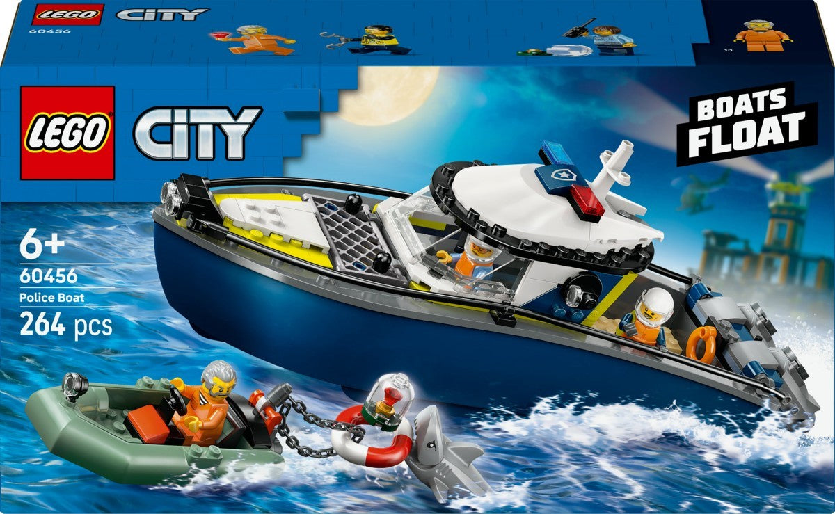 Lego City Police Boat 60456 Age 6+