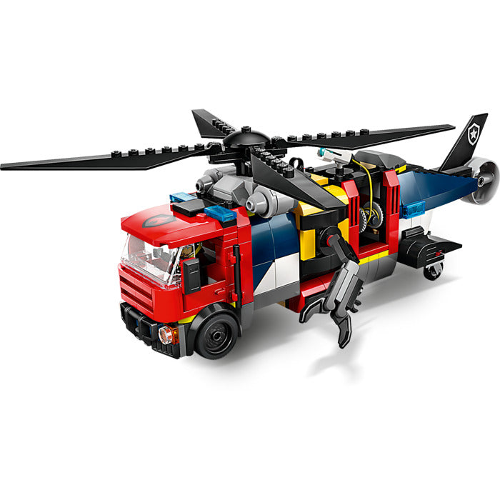 Lego60462 City Helicopter, Fire Engine & Submarine Remix 